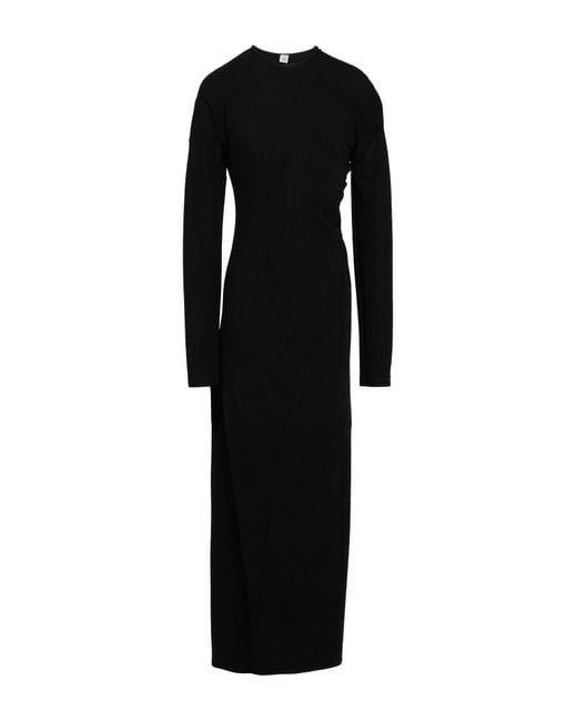 Totême  Black Maxi-Kleid