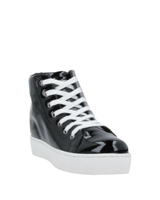 Luciano Padovan Black Sneakers Soft Leather