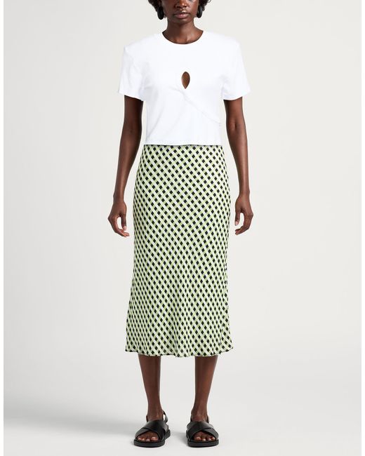 Gaelle Paris White T-Shirt Polyester, Elastane