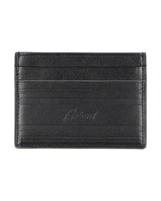 Brioni Black Cardholder for men