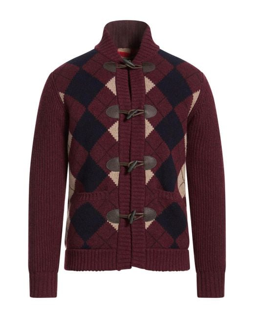 Peuterey Red Burgundy Jacket Wool for men