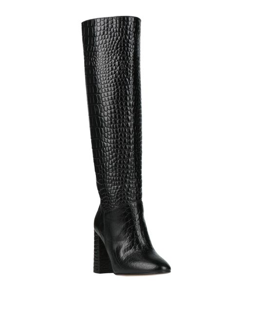MyChalom Black Boot Leather