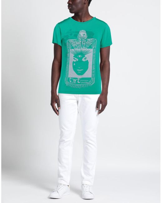CoSTUME NATIONAL Green T-shirt for men