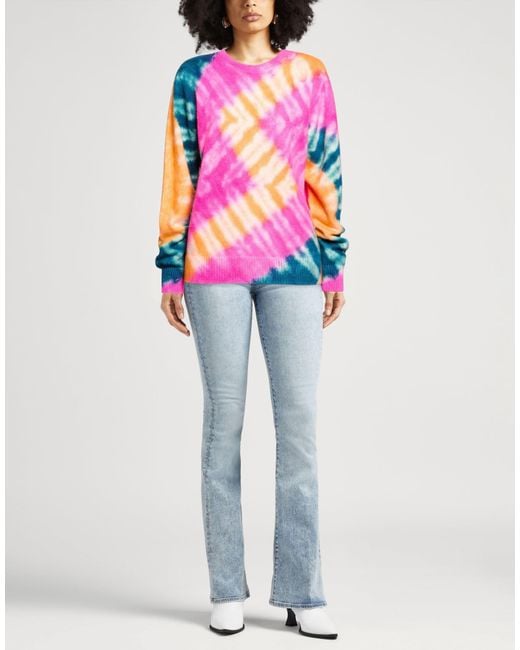 The Elder Statesman Pink Fuchsia Sweater Cashmere
