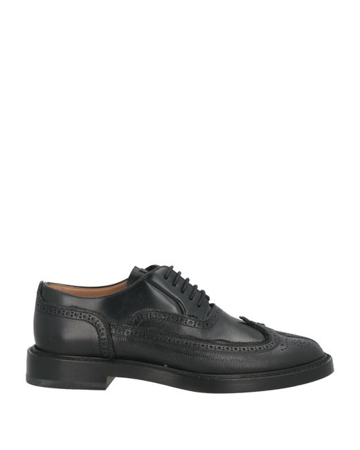 Maison Margiela Lace-Up Shoes Leather in Black | Lyst