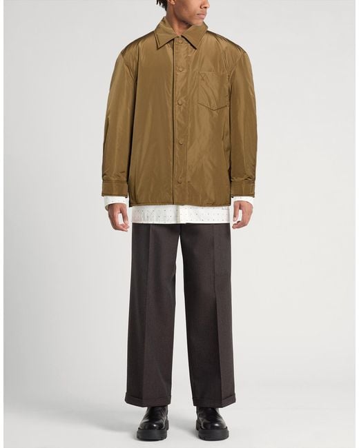 AMI Brown Camel Jacket Polyester for men
