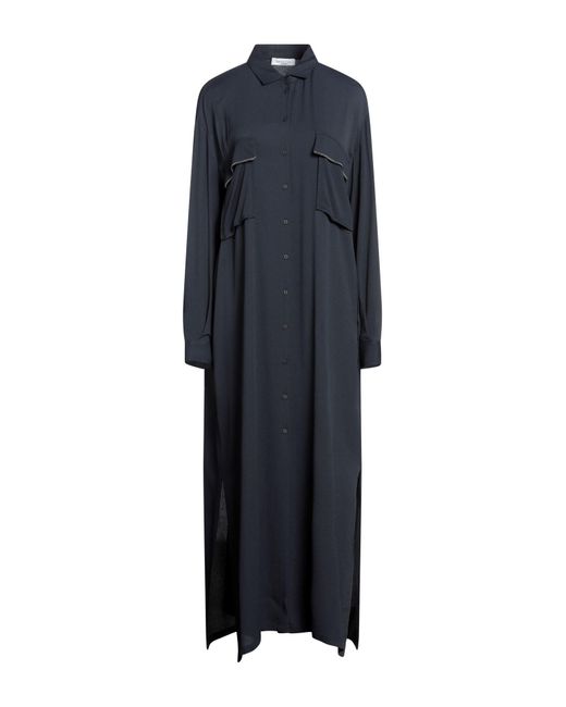 Fabiana Filippi Blue Maxi Dress