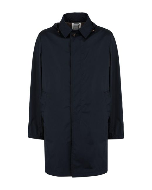 L'IMPERMEABILE Blue Overcoat & Trench Coat for men
