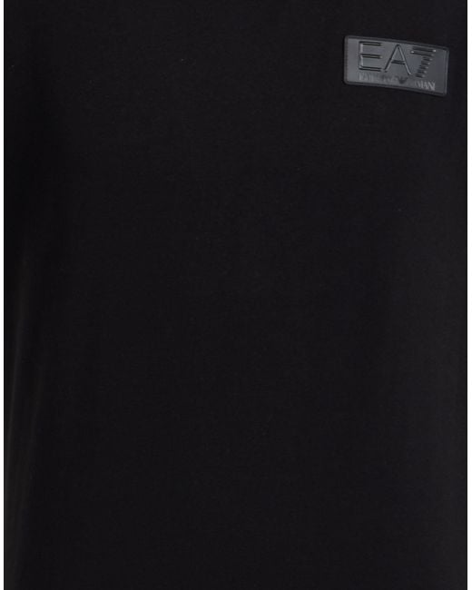 EA7 Black T-Shirts for men