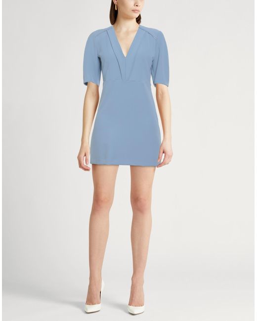 Liu Jo Blue Sky Mini Dress Polyester, Elastane