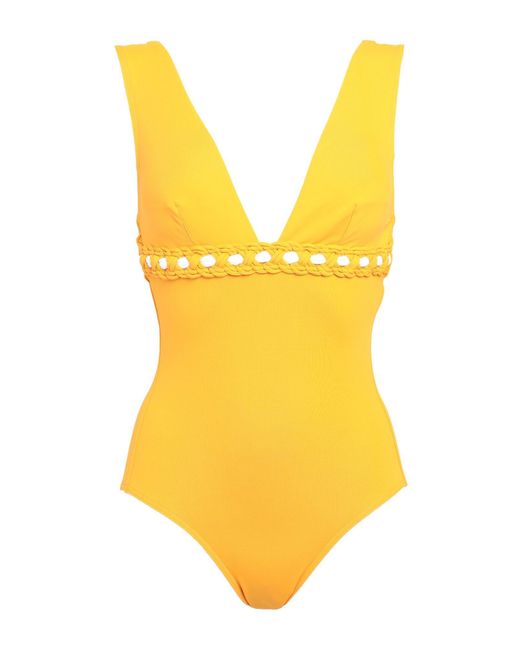 Iodus Yellow One-piece Swimsuit