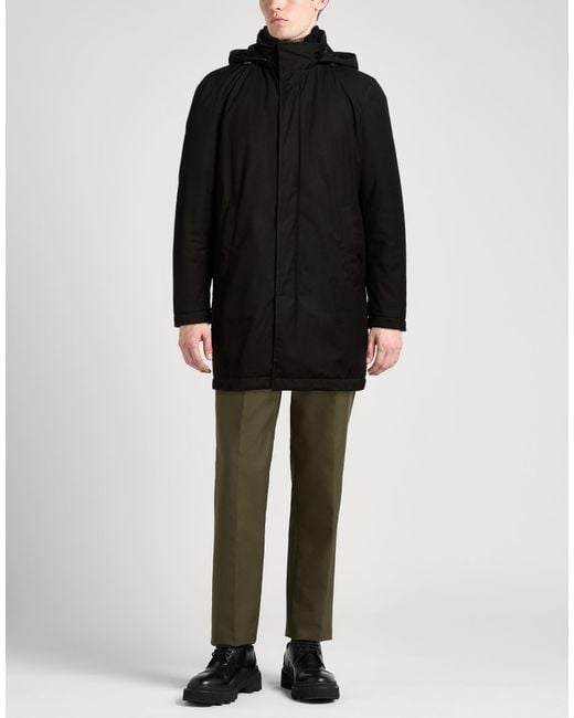 Herno Black Coats for men
