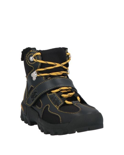 Ganni Black Ankle Boots