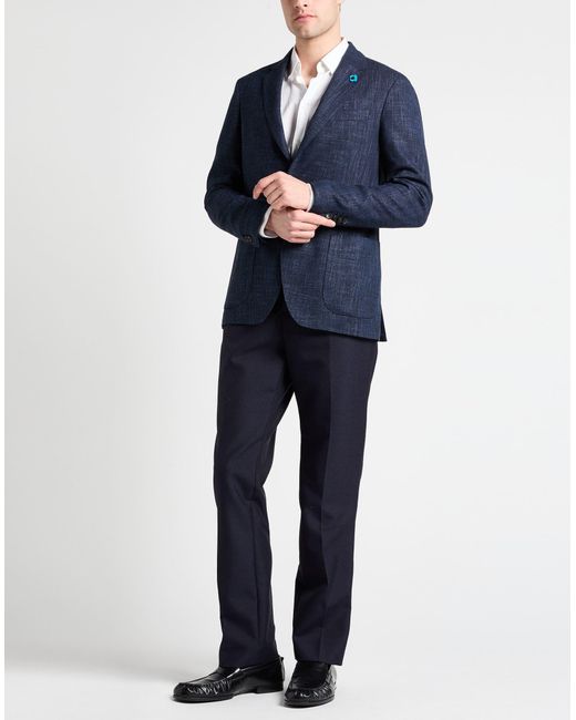 Lardini Blue Blazer for men