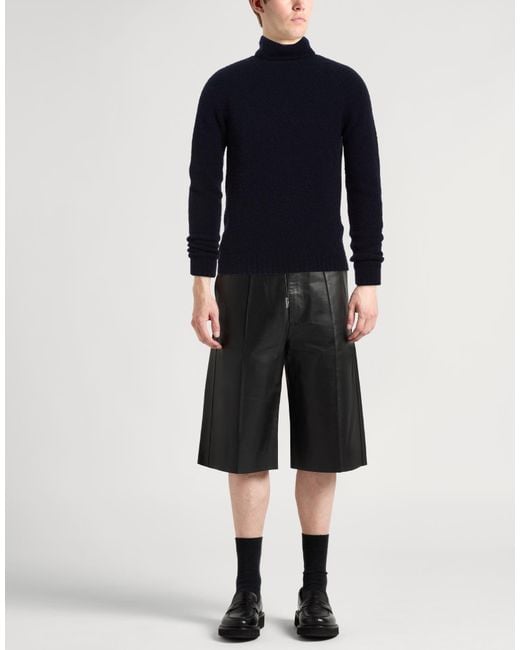 Moorer Blue Turtleneck for men