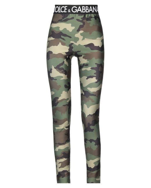 Dolce & Gabbana Green Leggings