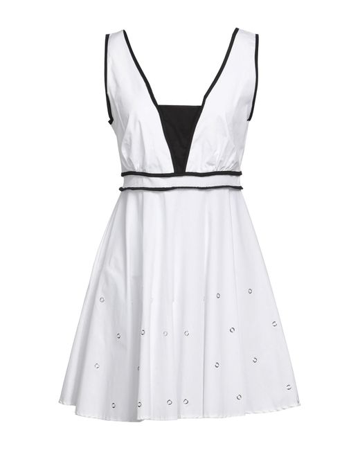 Twenty Easy By Kaos White Mini Dress