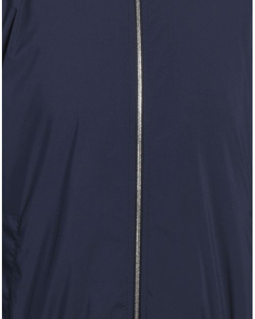 Fedeli Blue Jacket Polyester, Cotton for men