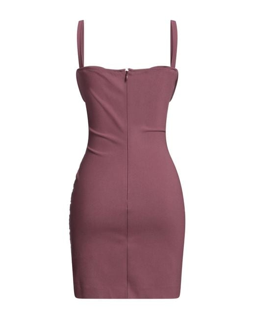 Nensi Dojaka Purple Mini Dress