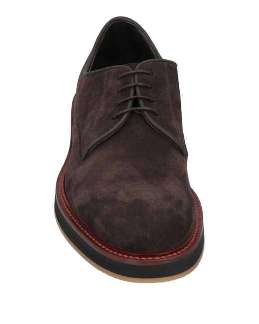 Attimonelli's Brown Lace-up Shoes for men