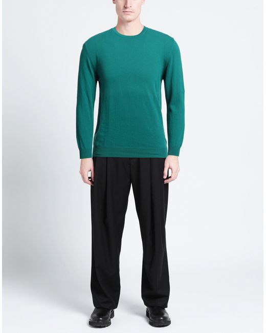 Angelo Nardelli Green Sweater for men