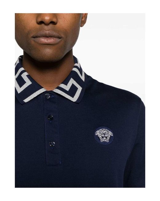 Versace Poloshirt in Blue für Herren