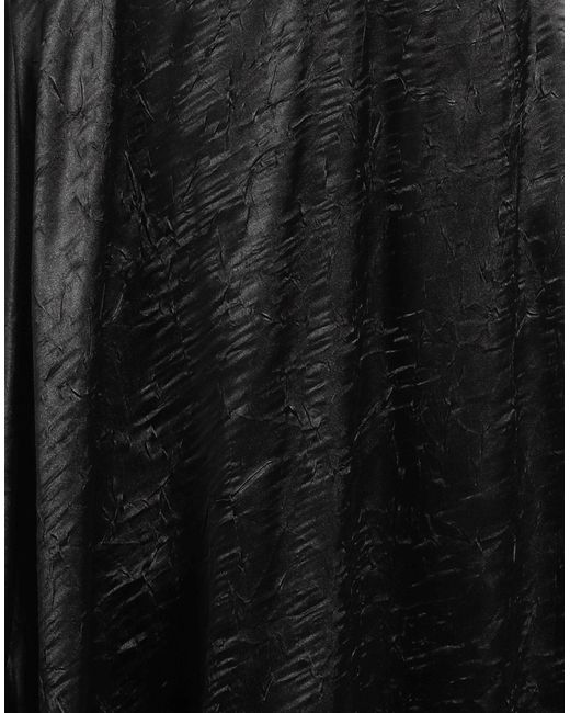 High Black Midi-Kleid