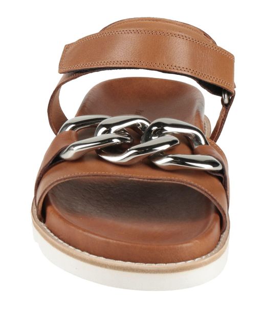 Harmont & Blaine Brown Sandals Leather