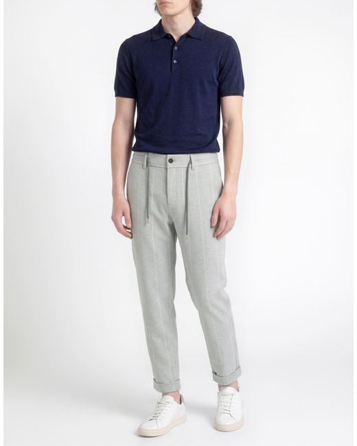Eleventy Gray Light Pants Polyester, Viscose, Polyamide, Elastane for men