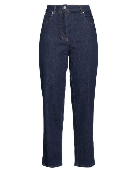 Peserico Blue Jeans Cotton, Polyester, Elastane