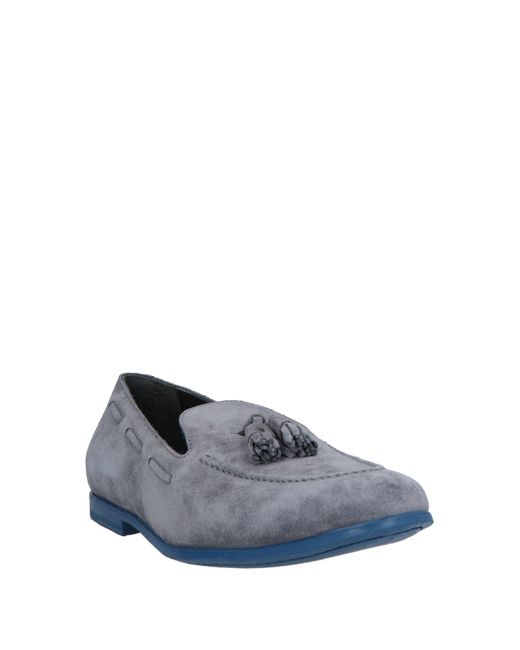 Lo.white Blue Loafers for men