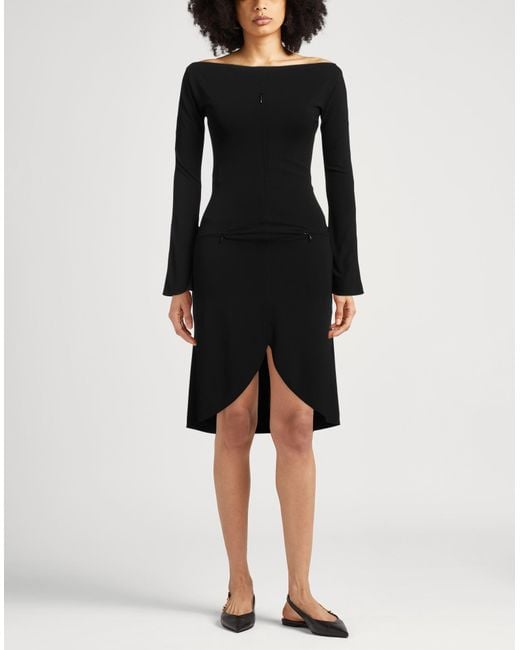 Courreges Black Mini-Kleid