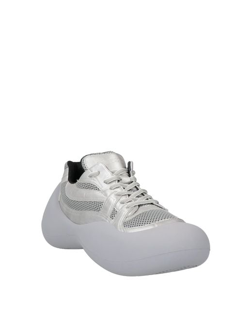 J.W. Anderson White Sneakers Leather, Textile Fibers for men