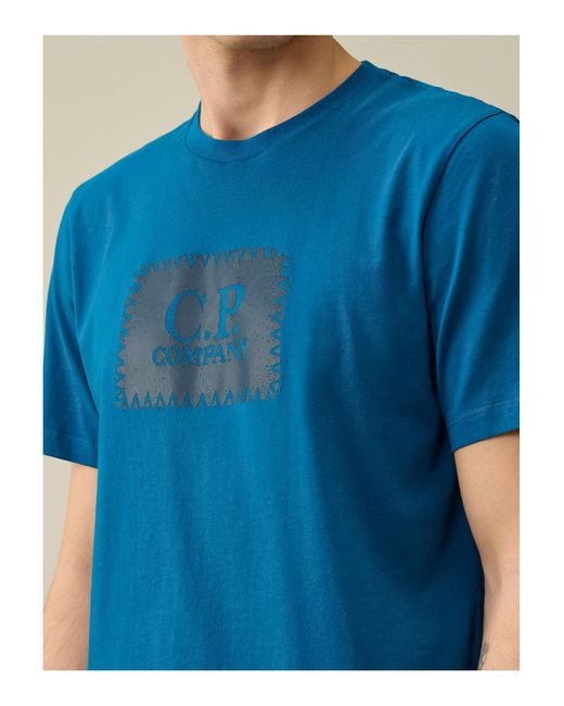 C P Company T-shirts in Blue für Herren