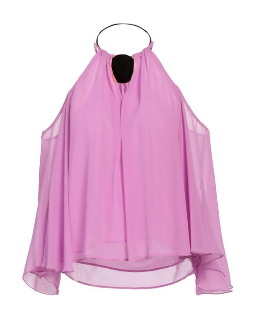 SIMONA CORSELLINI Pink Top Polyester