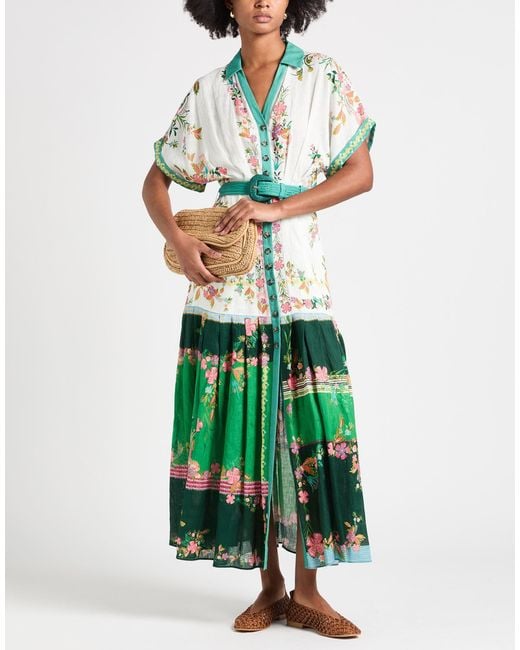 Saloni Green Maxi Dresses