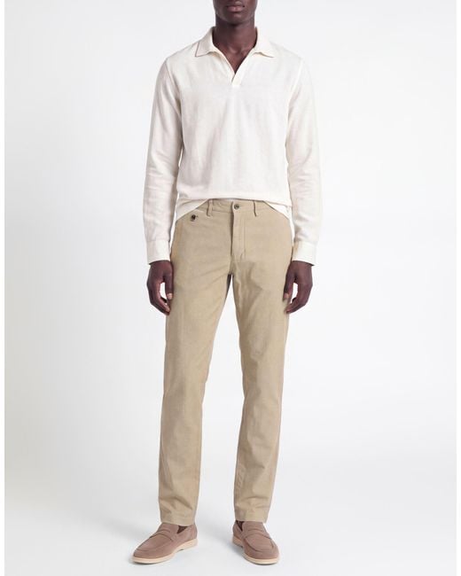 Mason's Natural Pants Cotton, Elastane for men