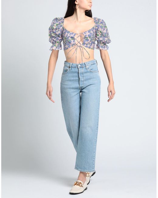 WEILI ZHENG Blue Top