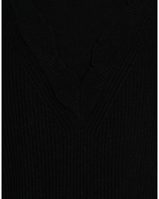 Laneus Black Turtleneck Wool, Polyamide for men