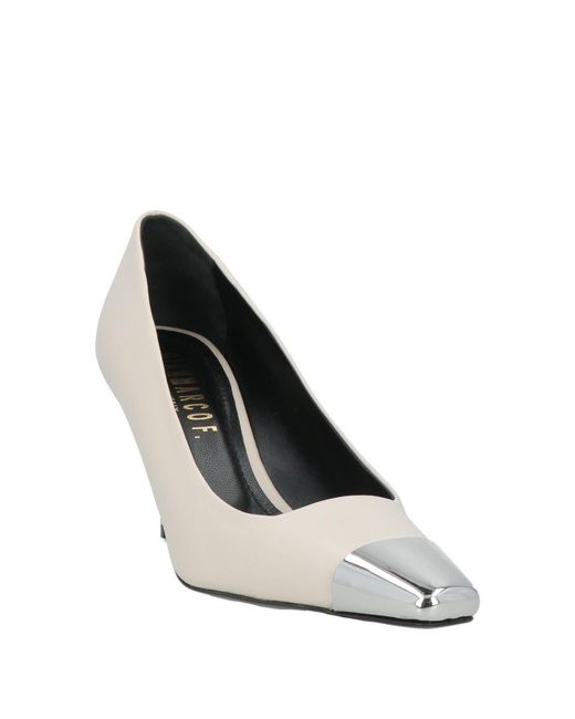 Gianmarco F. White Pumps