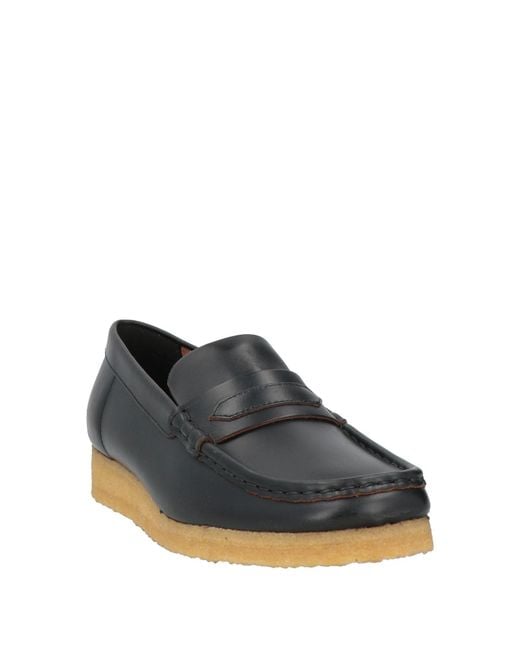 Clarks Black Loafers Leather