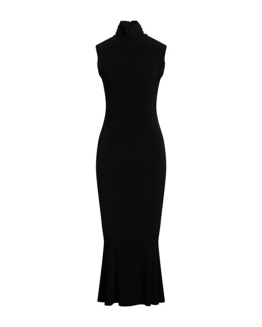 Norma Kamali Black Maxi Dress