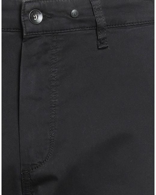 Rag & Bone Black Pants Cotton, Elastane for men