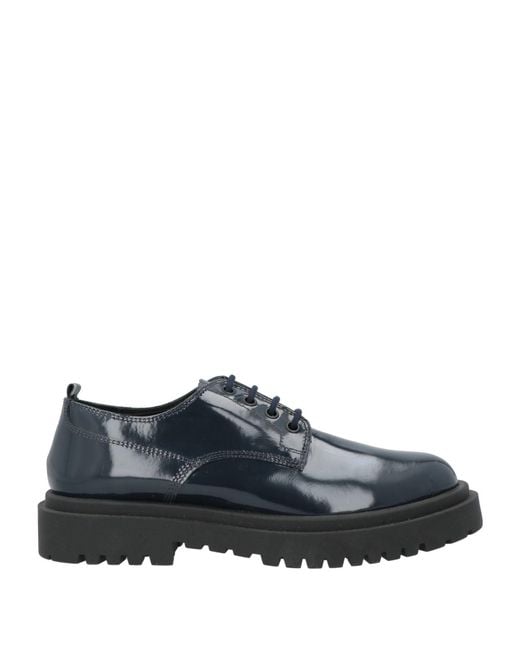 Manuel Ritz Gray Midnight Lace-Up Shoes Leather for men