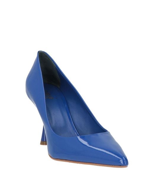 Ovyè Blue Pumps Leather