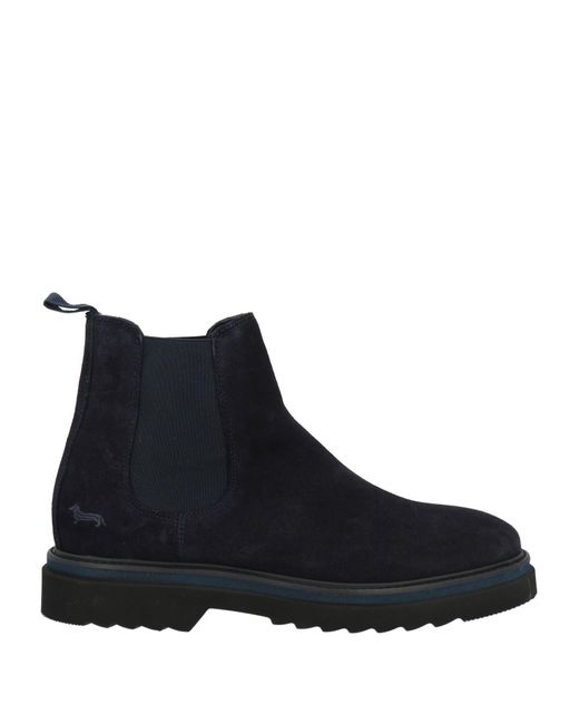Harmont & Blaine Black Midnight Ankle Boots Leather for men