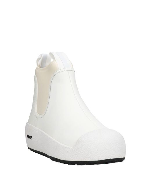 Bally White Stiefelette
