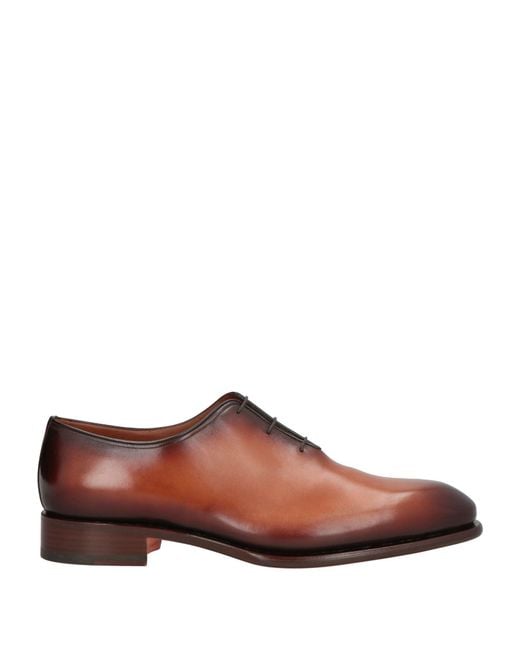Santoni Brown Lace-Up Shoes for men