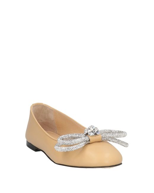 Mach & Mach Natural Ballet Flats