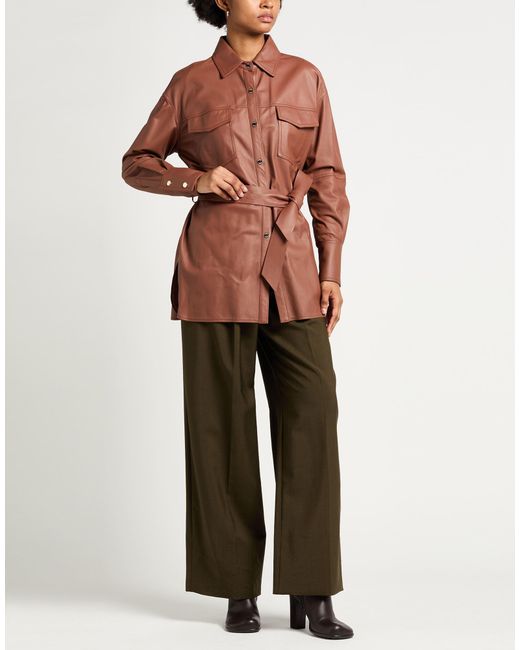 Moorer Brown Chocolate Jacket Leather